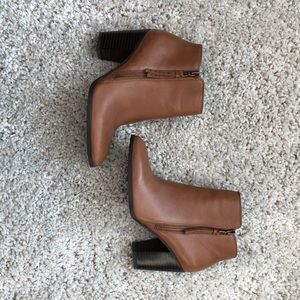 Lauren Ralph Lauren Brown Leather Booties